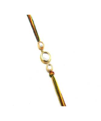 Multicolor Jewellery Designer Fancy Stylish Beautiful Rakhi For Brother 1