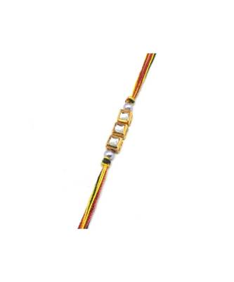 Multicolor Jewellery Designer Fancy Stylish Beautiful Rakhi For Brother 1