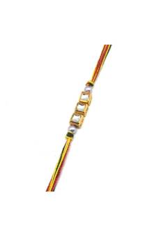 Multicolor Jewellery Designer Fancy Stylish Beautiful Rakhi For Brother