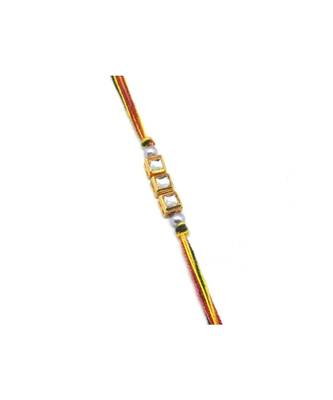 Multicolor Jewellery Designer Fancy Stylish Beautiful Rakhi For Brother 2