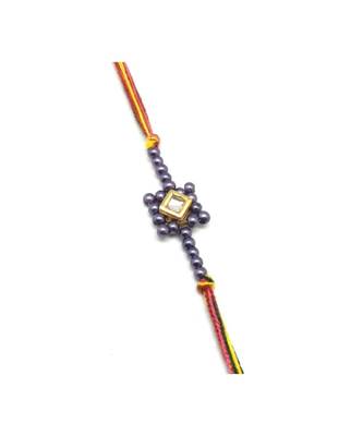 Multicolor Jewellery Designer Fancy Stylish Beautiful Rakhi For Brother 2