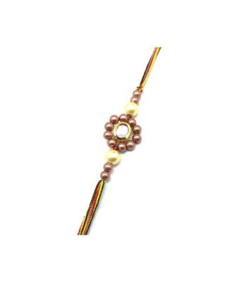 Multicolor Jewellery Designer Fancy Stylish Beautiful Rakhi For Brother 1
