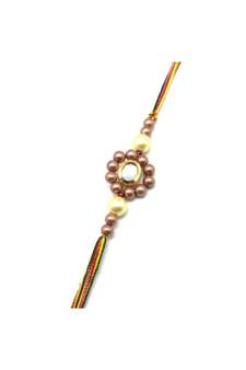 Multicolor Jewellery Designer Fancy Stylish Beautiful Rakhi For Brother