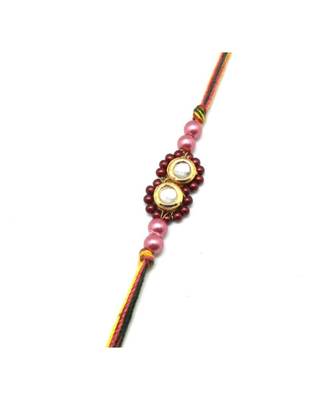 Multicolor Jewellery Designer Fancy Stylish Beautiful Rakhi For Brother 1