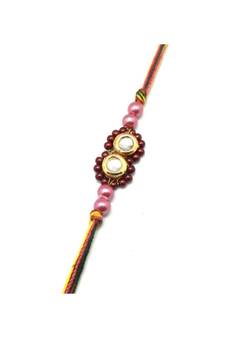 Multicolor Jewellery Designer Fancy Stylish Beautiful Rakhi For Brother