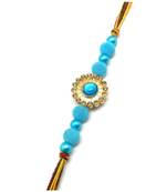 Multicolor Jewellery Designer Fancy Stylish Beautiful Rakhi For Brother