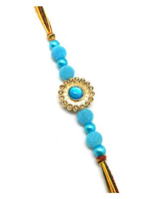 Multicolor Jewellery Designer Fancy Stylish Beautiful Rakhi For Brother 2