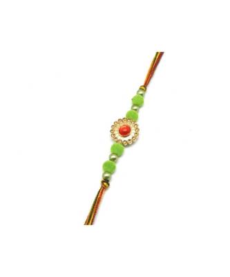 Multicolor Jewellery Designer Fancy Stylish Beautiful Rakhi For Brother 1