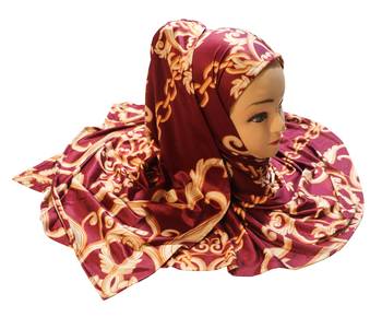 Justkartit Casual Wear Jersey Stretchable Material Printed Hijab Scarf Dupatta 1