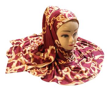Justkartit Casual Wear Jersey Stretchable Material Printed Hijab Scarf Dupatta 5