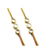 Multicolor Jewellery Designer Fancy Stylish Beautiful Combo (Set Of 2) Rakhi For Brother