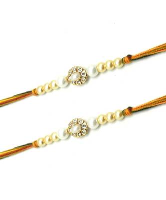 Multicolor Jewellery Designer Fancy Stylish Beautiful Combo (Set Of 2) Rakhi For Brother 2