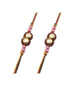 Multicolor Jewellery Designer Fancy Stylish Beautiful Combo (Set Of 2) Rakhi For Brother