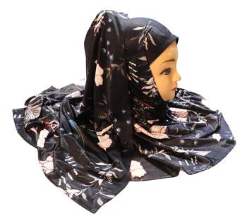 Justkartit Jersey Stretchable Material Daily Wear Printed Hijab Scarf Dupatta 1
