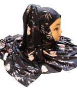 Justkartit Jersey Stretchable Material Daily Wear Printed Hijab Scarf Dupatta