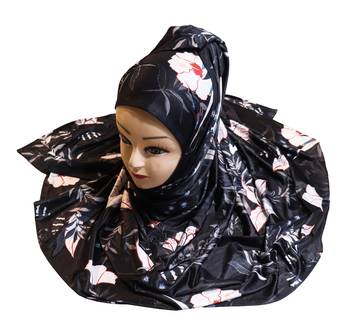 Justkartit Jersey Stretchable Material Daily Wear Printed Hijab Scarf Dupatta 4