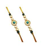 Multicolor Jewellery Designer Fancy Stylish Beautiful Combo (Set Of 2) Rakhi For Brother