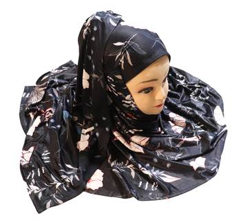 Justkartit Jersey Stretchable Material Daily Wear Printed Hijab Scarf Dupatta 5