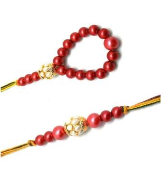 Multicolor Jewellery Designer Fancy Stylish Beautiful Rakhi 
Combo Rakhi Set For Bhaiya And Bhabhi 2