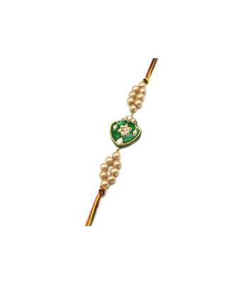 Multicolor Jewellery Designer Fancy Stylish Beautiful Rakhi For Brother 1