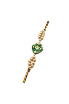 Multicolor Jewellery Designer Fancy Stylish Beautiful Rakhi For Brother