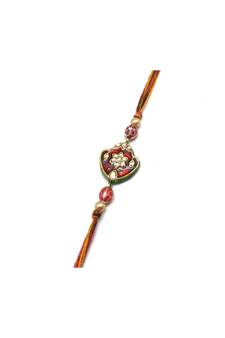 Multicolor Jewellery Designer Fancy Stylish Beautiful Rakhi For Brother