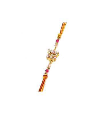 Multicolor Jewellery Designer Fancy Stylish Beautiful Rakhi For Brother 1
