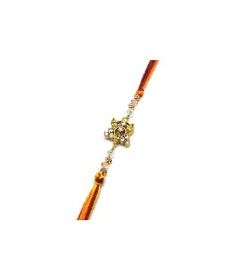Multicolor Jewellery Designer Fancy Stylish Beautiful Rakhi For Brother 1