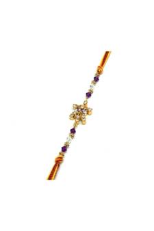 Multicolor Jewellery Designer Fancy Stylish Beautiful Rakhi For Brother