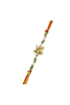 Multicolor Jewellery Designer Fancy Stylish Beautiful Rakhi For Brother