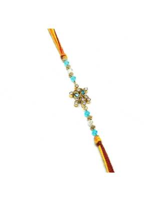 Multicolor Jewellery Designer Fancy Stylish Beautiful Rakhi For Brother 2