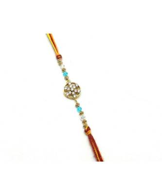 Multicolor Jewellery Designer Fancy Stylish Beautiful Rakhi For Brother 2