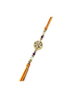 Multicolor Jewellery Designer Fancy Stylish Beautiful Rakhi For Brother