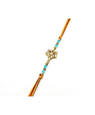 Multicolor Jewellery Designer Fancy Stylish Beautiful Rakhi For Brother 1