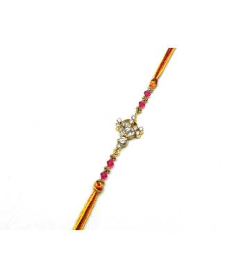 Multicolor Jewellery Designer Fancy Stylish Beautiful Rakhi For Brother 1
