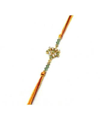 Multicolor Jewellery Designer Fancy Stylish Beautiful Rakhi For Brother 1