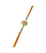 Multicolor Jewellery Designer Fancy Stylish Beautiful Rakhi For Brother