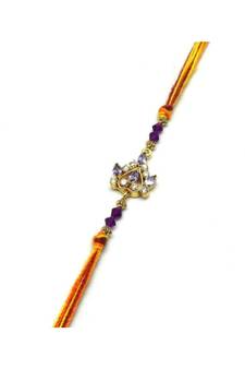 Multicolor Jewellery Designer Fancy Stylish Beautiful Rakhi For Brother