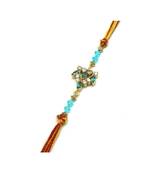 Multicolor Jewellery Designer Fancy Stylish Beautiful Rakhi For Brother