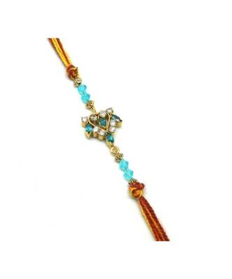 Multicolor Jewellery Designer Fancy Stylish Beautiful Rakhi For Brother 2