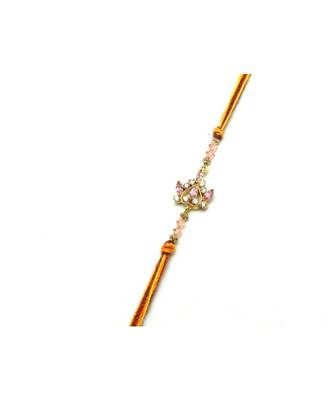 Multicolor Jewellery Designer Fancy Stylish Beautiful Rakhi For Brother 1