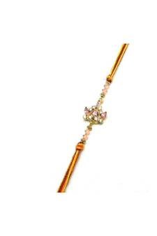 Multicolor Jewellery Designer Fancy Stylish Beautiful Rakhi For Brother