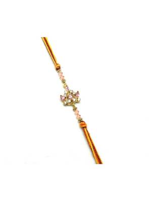 Multicolor Jewellery Designer Fancy Stylish Beautiful Rakhi For Brother 2