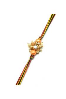 Multicolor Jewellery Designer Fancy Stylish Beautiful Rakhi For Brother