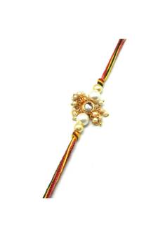 Multicolor Jewellery Designer Fancy Stylish Beautiful Rakhi For Brother