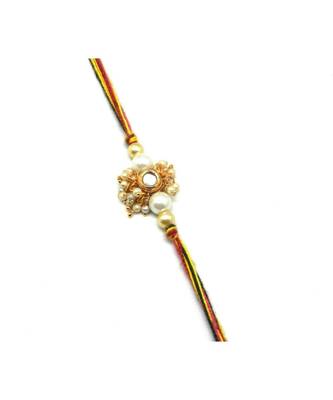 Multicolor Jewellery Designer Fancy Stylish Beautiful Rakhi For Brother 1