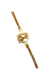 Multicolor Jewellery Designer Fancy Stylish Beautiful Rakhi For Brother