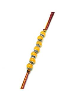 Multicolor Jewellery Designer Fancy Stylish Beautiful Rakhi For Brother