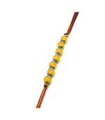 Multicolor Jewellery Designer Fancy Stylish Beautiful Rakhi For Brother