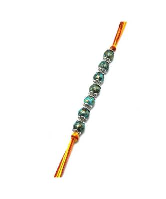 Multicolor Jewellery Designer Fancy Stylish Beautiful Rakhi For Brother 1